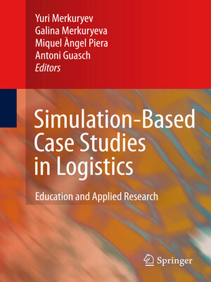 cover image of Simulation-Based Case Studies in Logistics